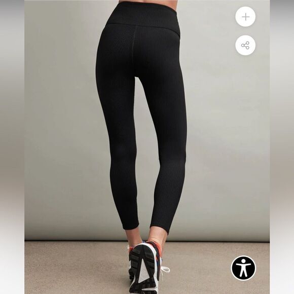 Carbon38 Ribbed 7/8 Legging - Picture 1 of 9